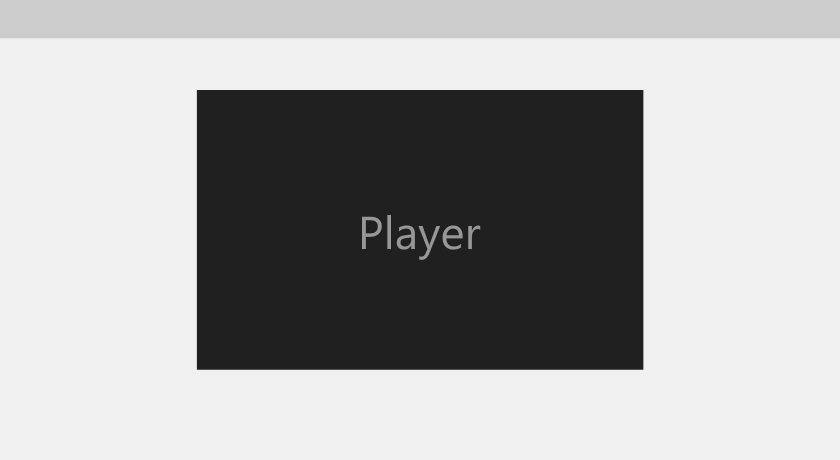 Beispiel dafür, wie Inhalte angezeigt werden, die mit der Option „Spielergröße sperren“ veröffentlicht wurden.